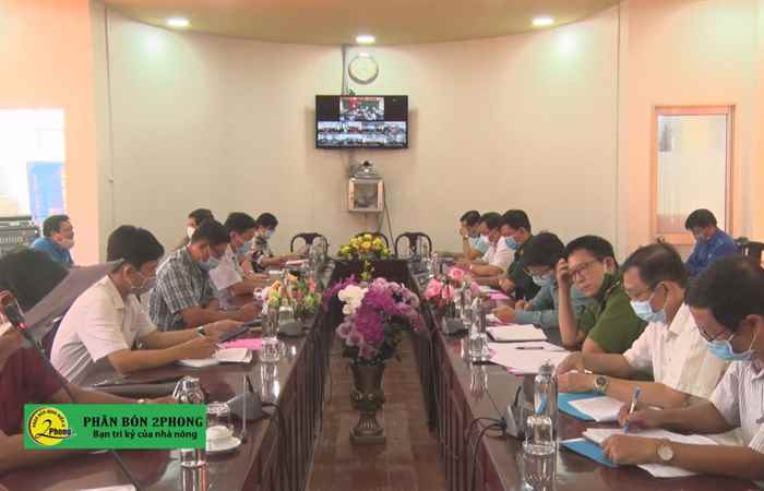 Cù Lao Dung: Hội nghị trực tuyến công tác phòng chống dịch Covid-19